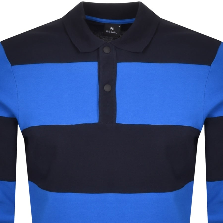 Alternative Image for ProductPS By Paul Smith Long Sleeve Polo T Shirt Navy2